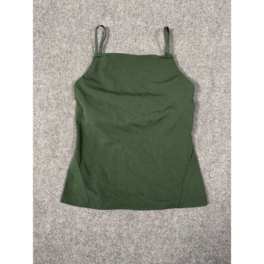 lululemon Align High-Neck Cami Tank Top Light Support Women Size 4 Green A/B Cup